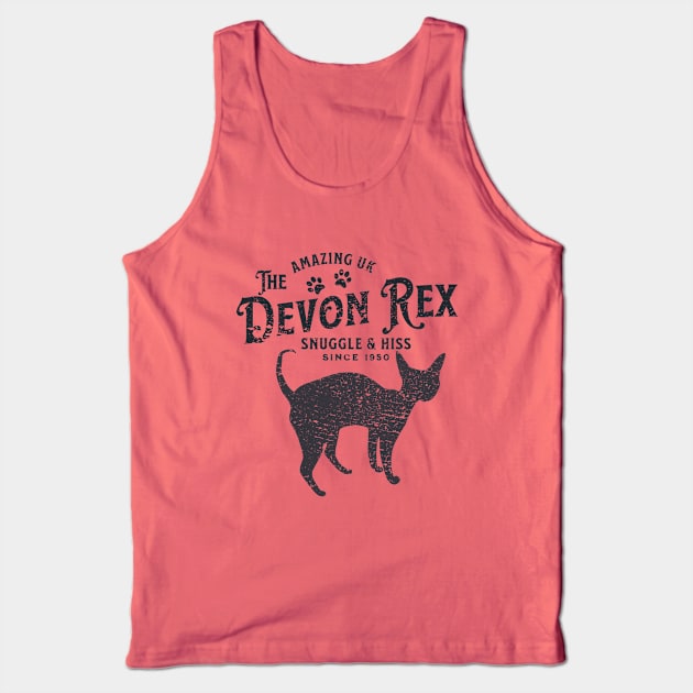 Devon Rex Cat Lover Tank Top by Nice Surprise